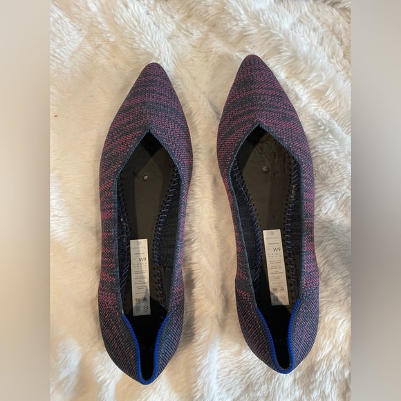 Rothy’s EUC Magenta Heather Points size 9 - Picture 3 of 5